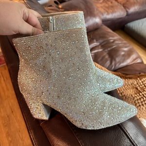 Torrid Betsey Johnson Rhinestone Booties